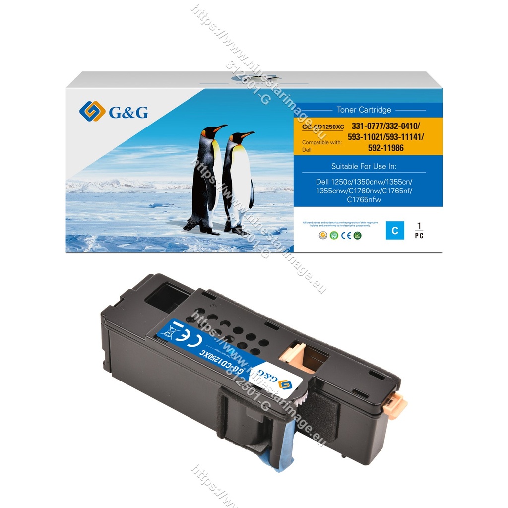 G&G Compatible Dell 331-0777/593-11021/592-11591 Toner C