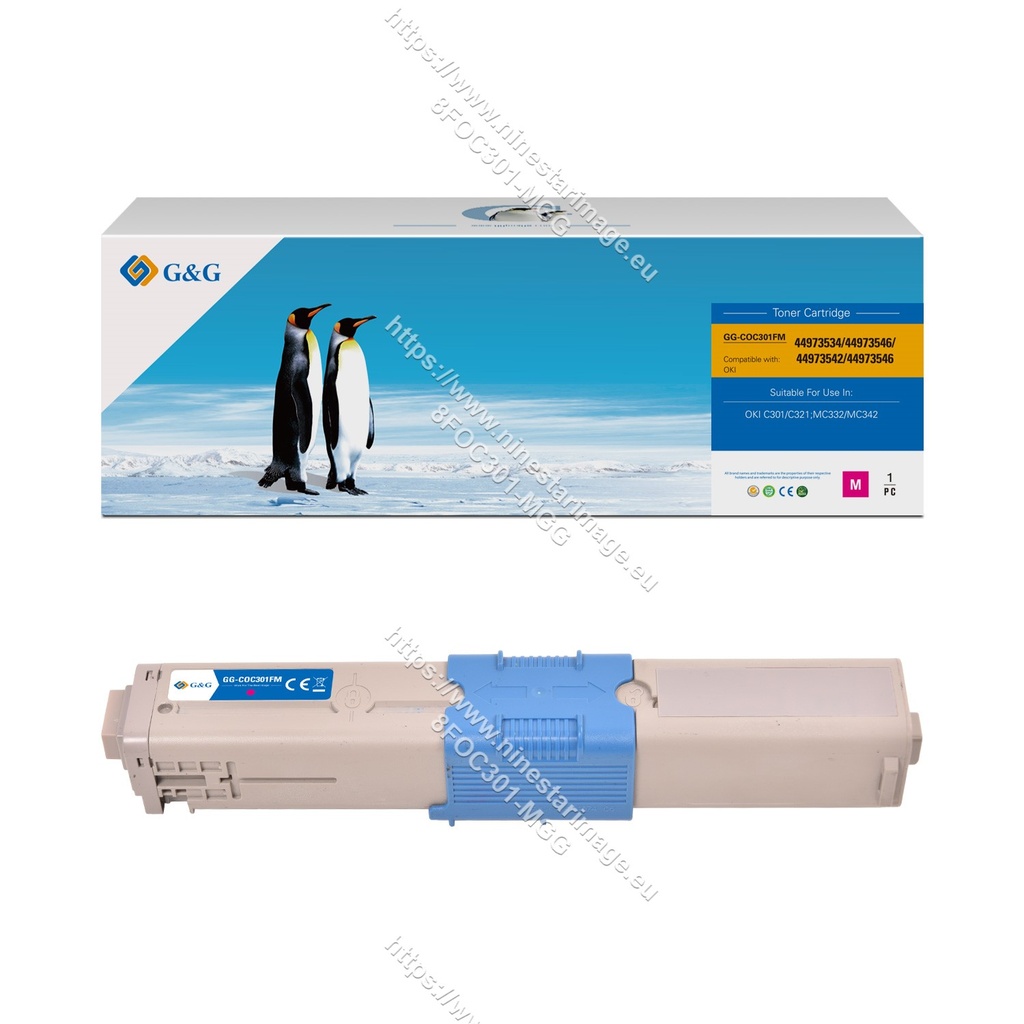 G&G Compatible OKI 44973534/44973546/44973542/44973546 Toner M