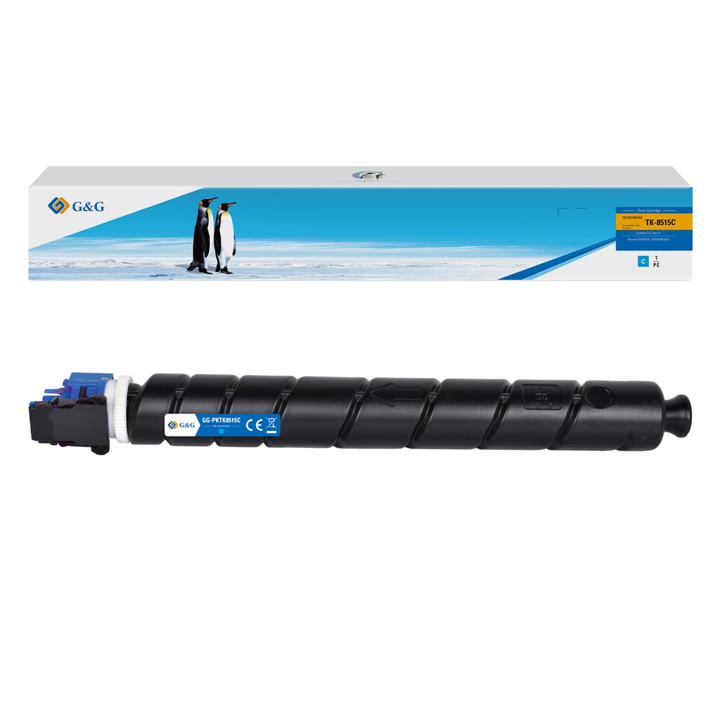 G&G Compatible Kyocera TK-8515C Copier Toner Cyan