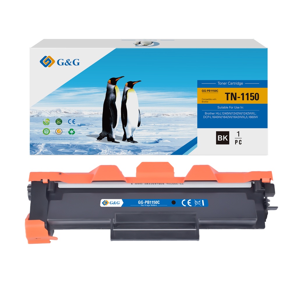 G&G Compatible Brother TN-1150 Toner Mono
