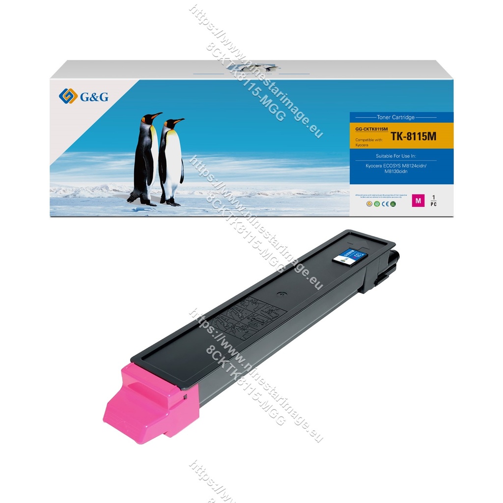 G&G Compatible Kyocera TK-8115M Toner Magenta