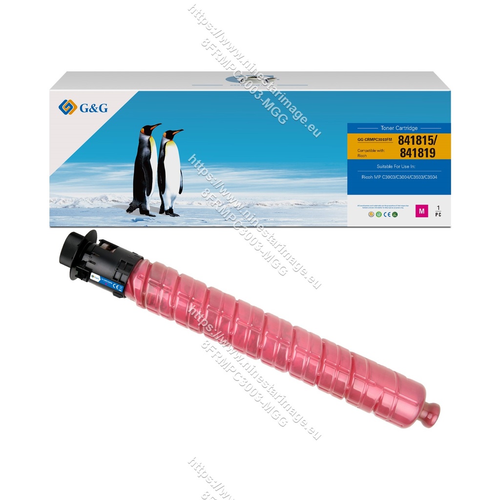 G&G Remanufactured Ricoh 841815/841819 Toner Magenta