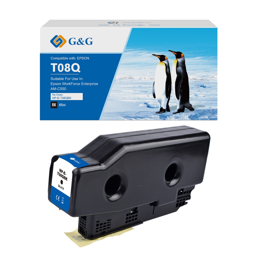 G&G Compatible Epson C13T08Q100 Inkjet Cartridge Black