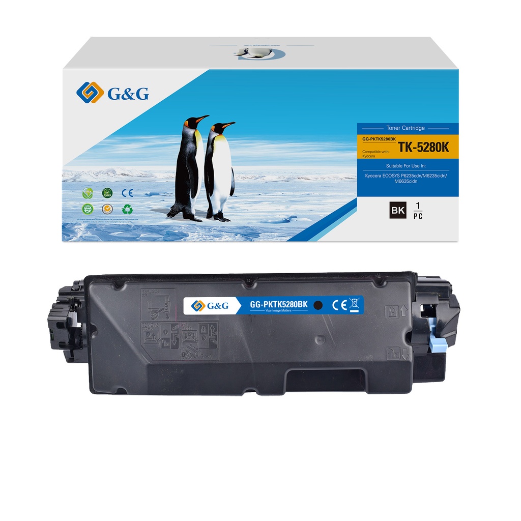 G&G Compatible Kyocera TK5280BK Toner Black