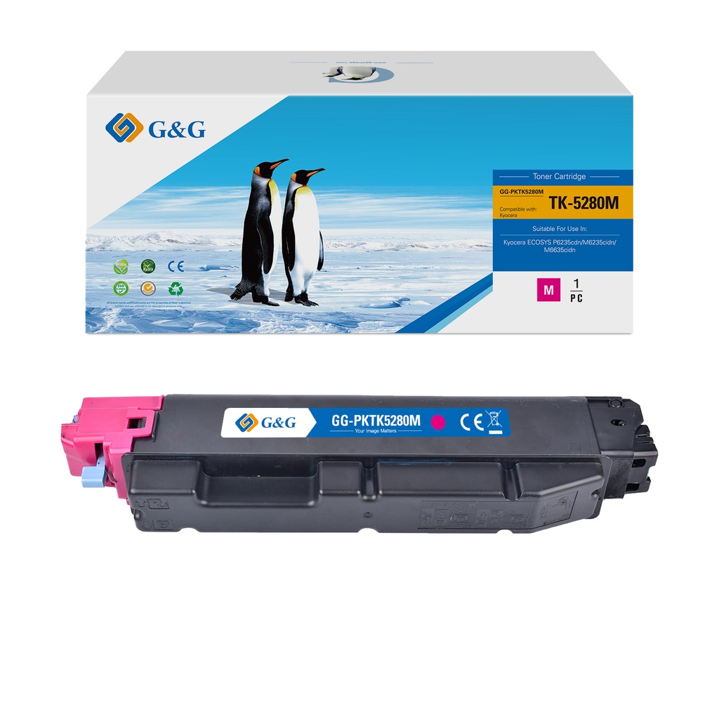 G&G Compatible Kyocera TK5280M Toner Magenta