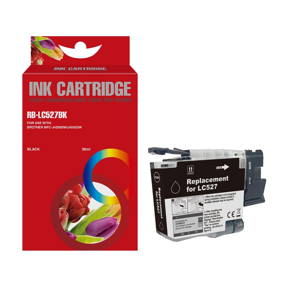 Reb Box Compatible Brother LC527BK Inkjet Cartridge Black