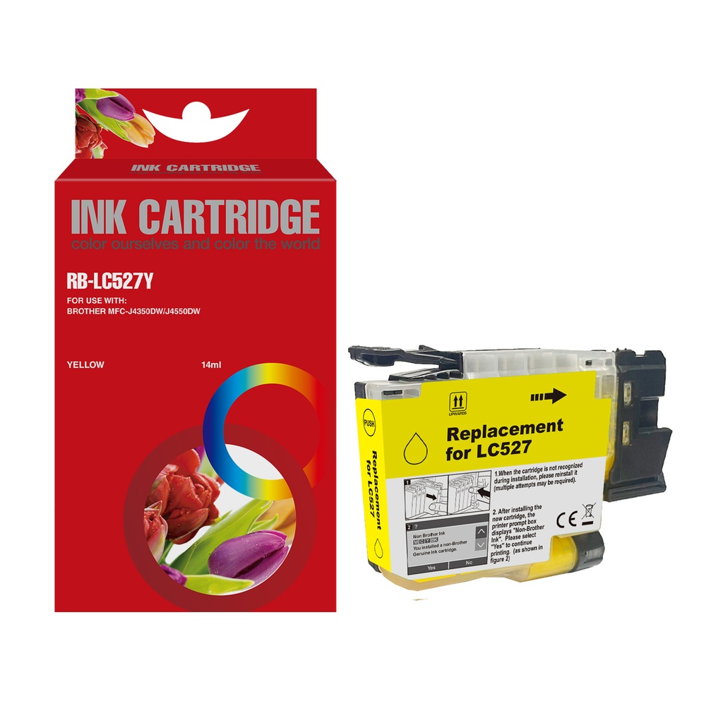 Reb Box Compatible Brother LC527Y Inkjet Cartridge Yellow