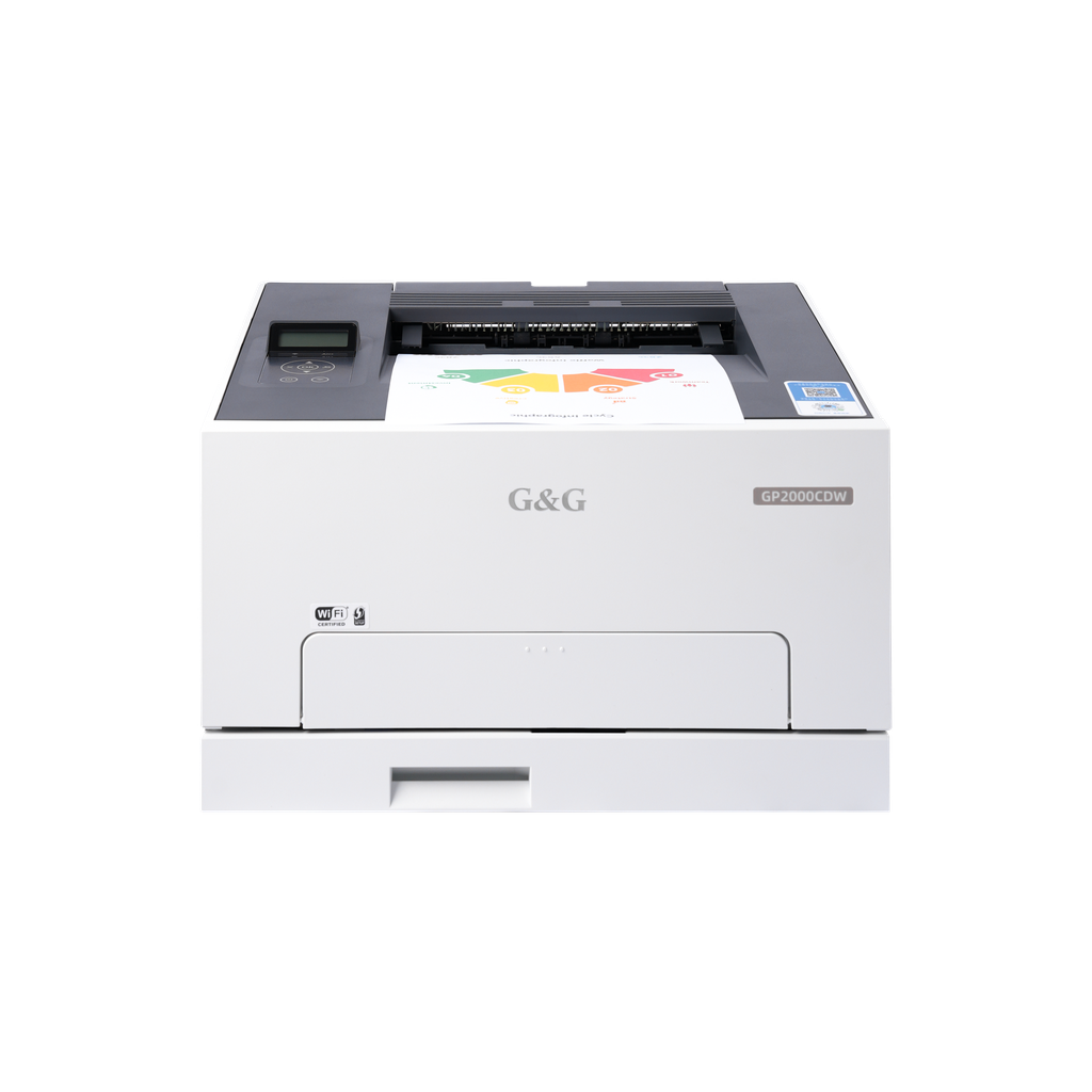 G&G Printer GP2000CDW color SFP with Duplex, Network, WiFi