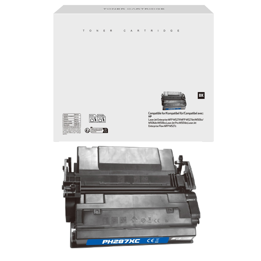 White Box Compatible HP CF287X Toner Mono