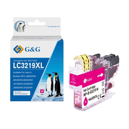 [132192] G&G Compatible Brother LC3219XLM Ink M