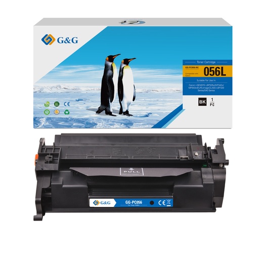 [80056L-G-NC] G&G Compatible Canon 3006C002 (056L) Toner B (No Chip)