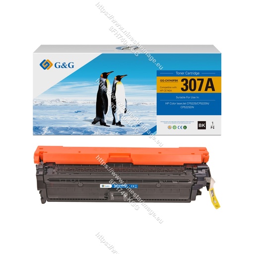 [8FH740-KGG] G&G Remanufactured HP CE740A Toner B