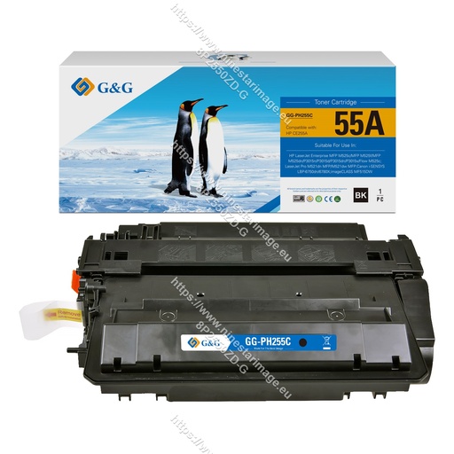 [8P2550ZD-G] G&G Compatible HP CE255A Toner B