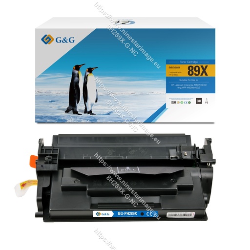 [8H289X-G-NC] G&G Compatible HP CF289X (89X) Toner B (No Chip)