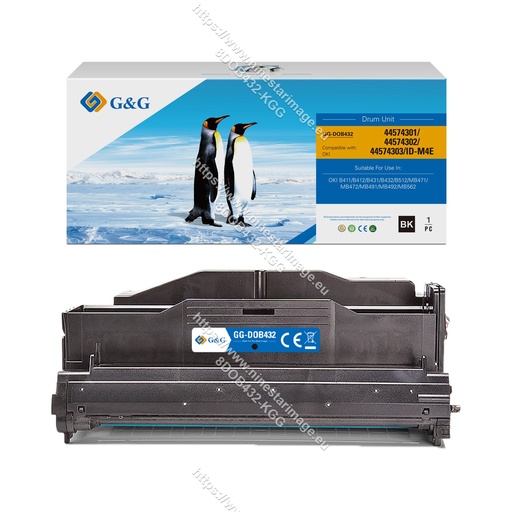 [8DOB432-KGG] G&G Compatible OKI 44574301/44574302/44574303/ID-M4E Drum B