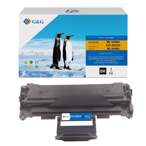 [816101-G] G&G Compatible Samsung ML-1610 /ML-2010 / SCX-4521D3 / GC502 Toner B