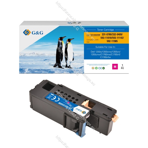 [812502-G] G&G Compatible Dell 331-0780/593-11018/592-11589 Toner M